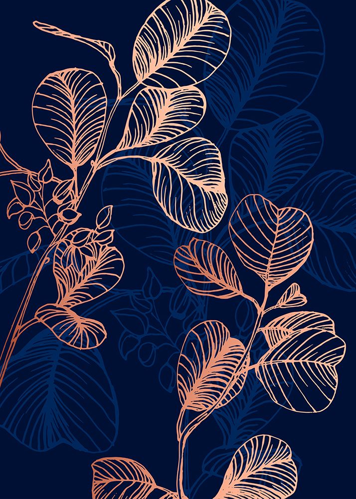 Eucalyptus flowers minimal art art print by AcantStudio for $57.95 CAD