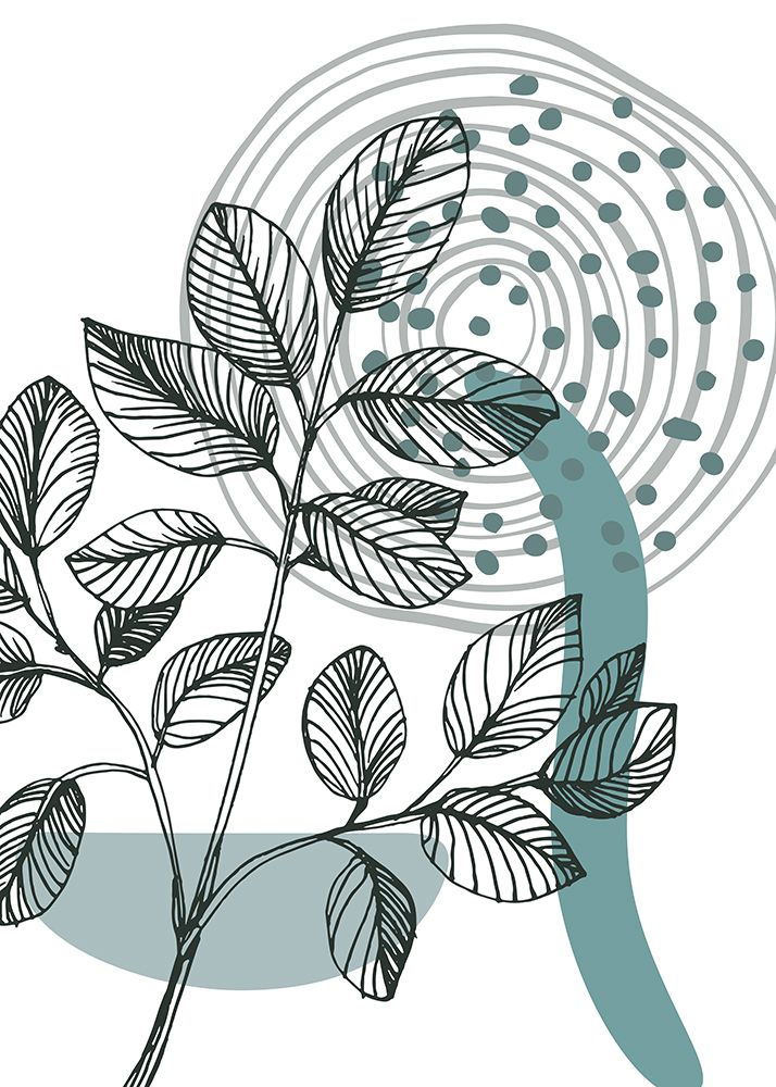 Eucalyptus flowers minimal art art print by AcantStudio for $57.95 CAD