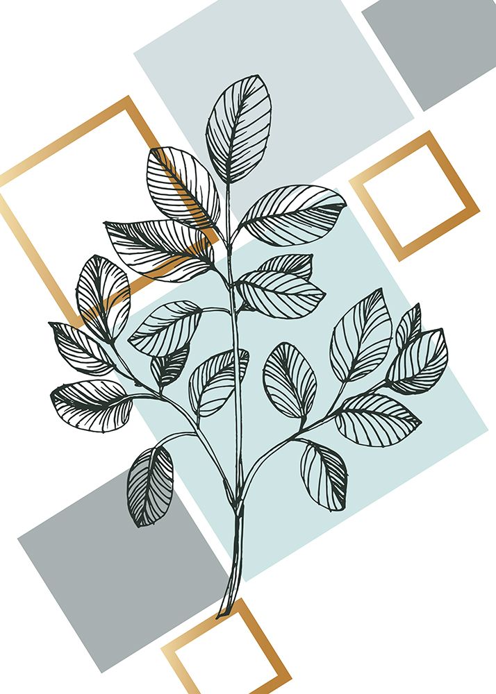 Eucalyptus flowers minimal art art print by AcantStudio for $57.95 CAD