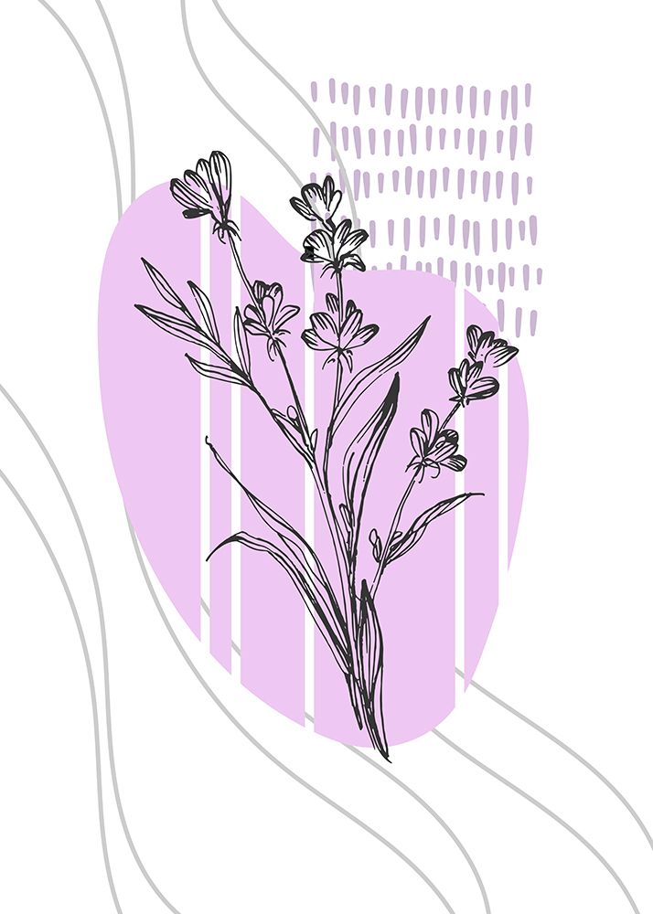 Lavender flowers art print by AcantStudio for $57.95 CAD