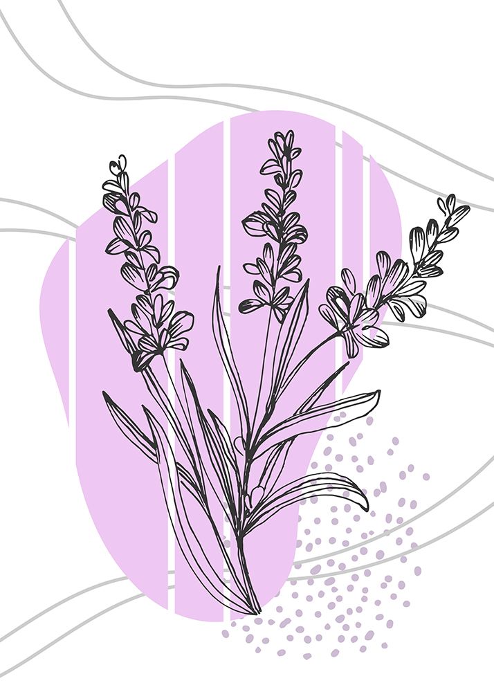 Lavender flowers art print by AcantStudio for $57.95 CAD