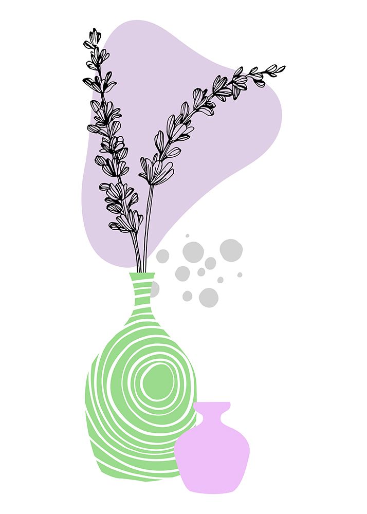 Lavender flowers art print by AcantStudio for $57.95 CAD