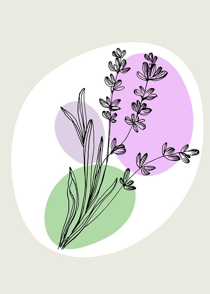 Lavender flowers art print by AcantStudio for $57.95 CAD