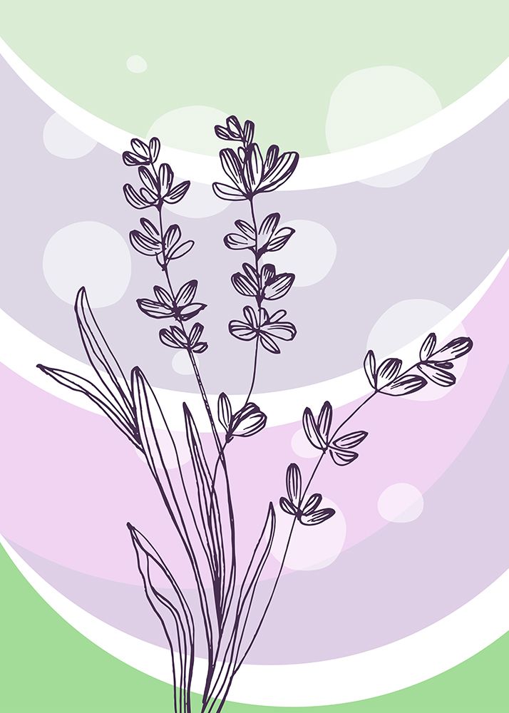 Lavender flowers art print by AcantStudio for $57.95 CAD