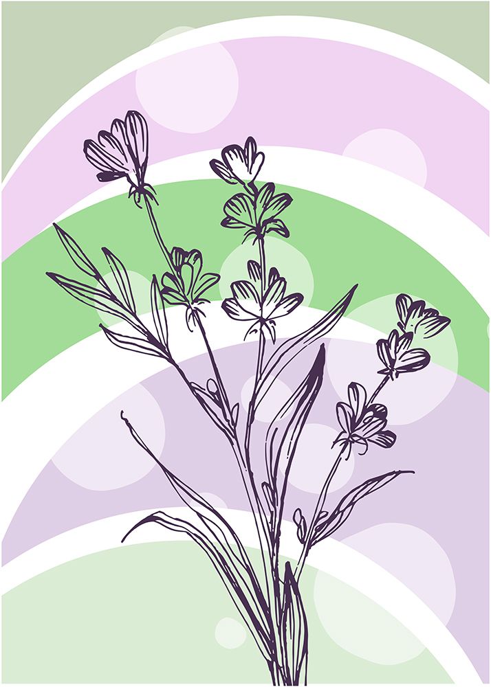 Lavender flowers art print by AcantStudio for $57.95 CAD