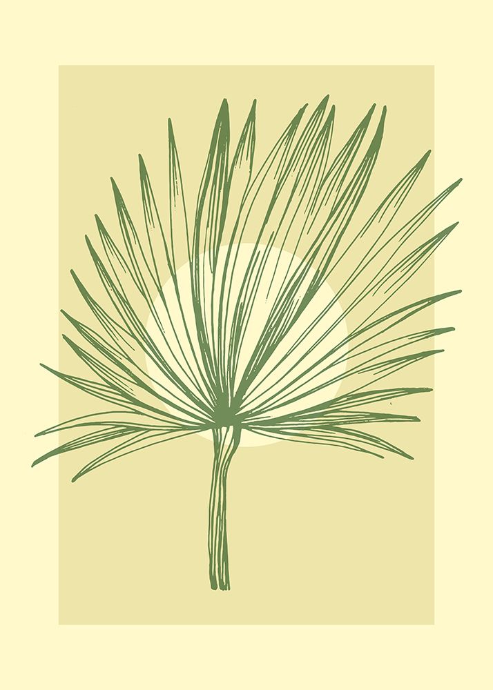 Palm leaves exotic plants art print by AcantStudio for $57.95 CAD