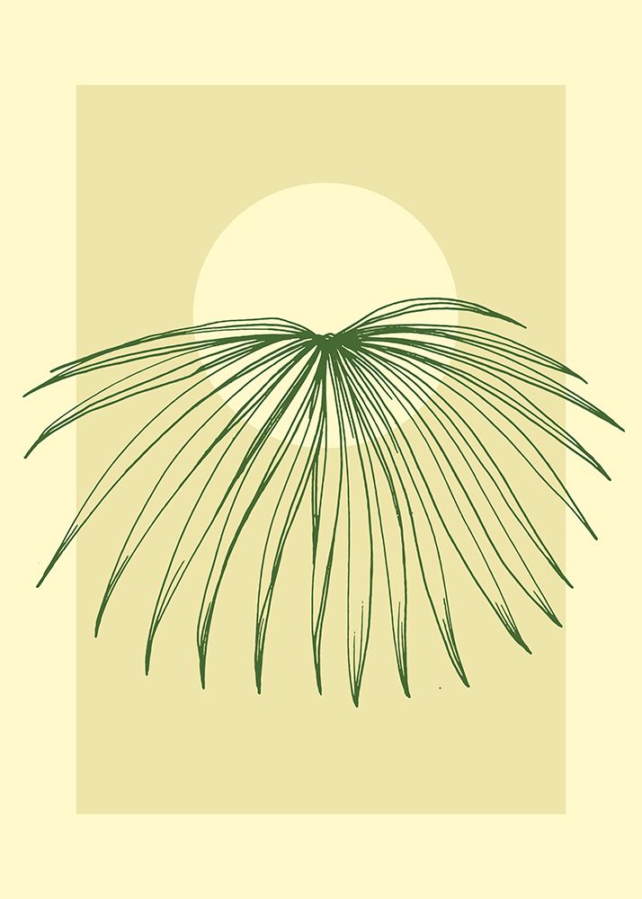 Palm leaves exotic plants art print by AcantStudio for $57.95 CAD
