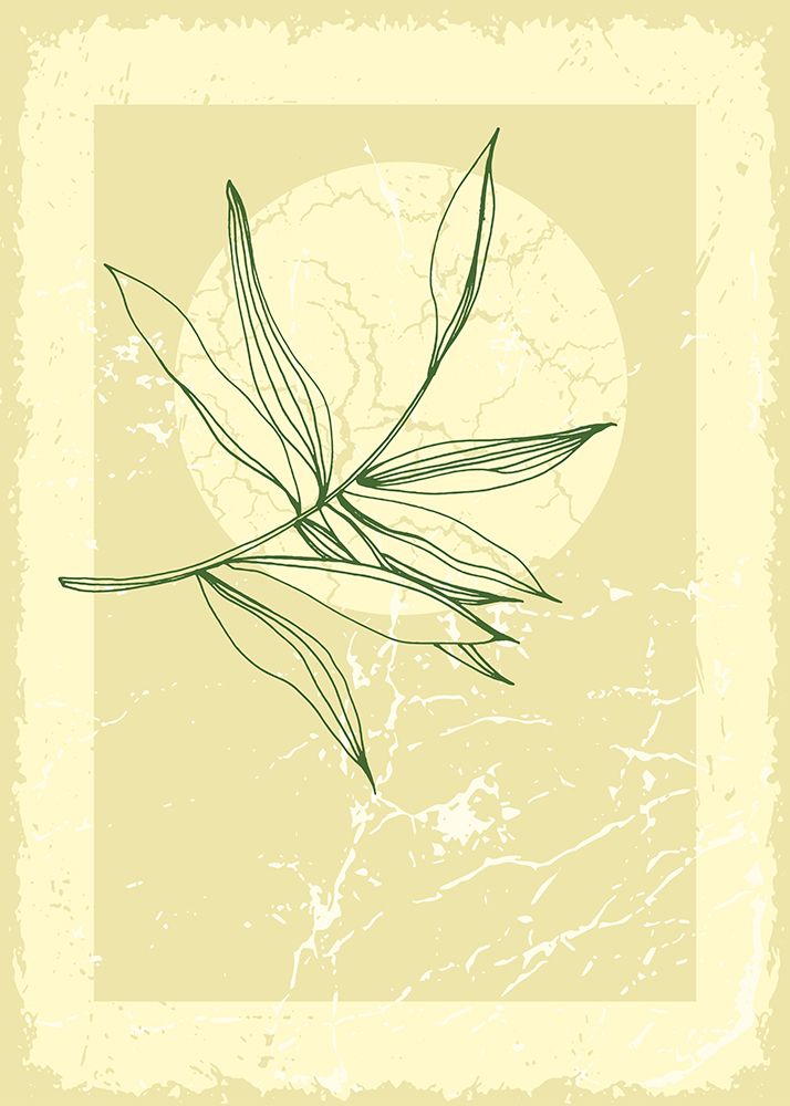 Palm leaves exotic plants art print by AcantStudio for $57.95 CAD