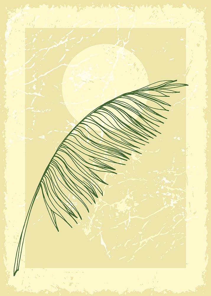 Palm leaves exotic plants art print by AcantStudio for $57.95 CAD