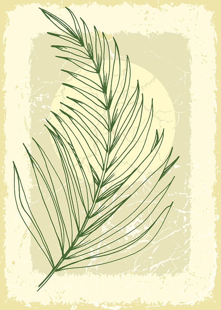 Palm leaves exotic plants art print by AcantStudio for $57.95 CAD