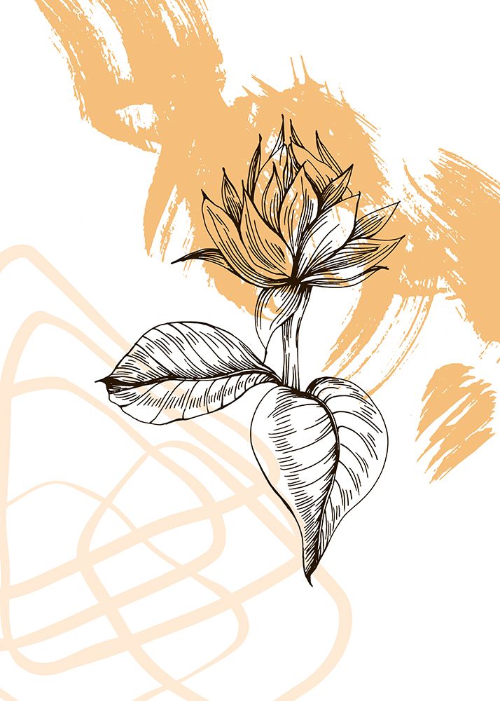 Sunflower minimal art art print by AcantStudio for $57.95 CAD