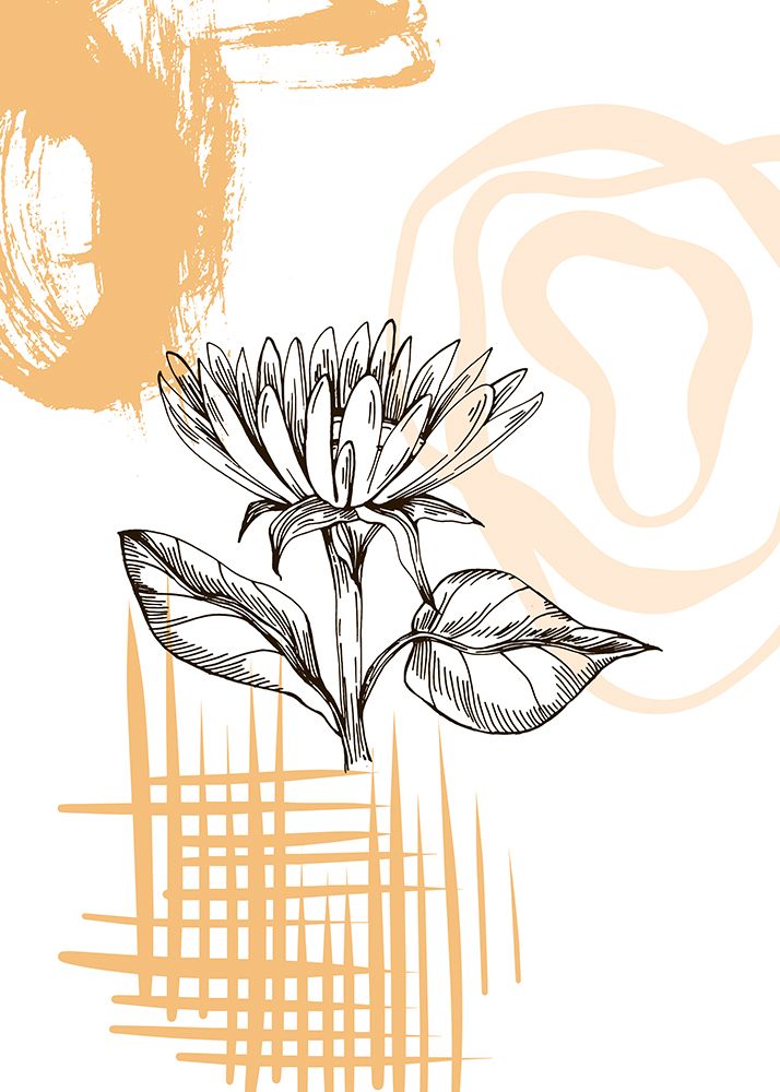 Sunflower minimal art art print by AcantStudio for $57.95 CAD