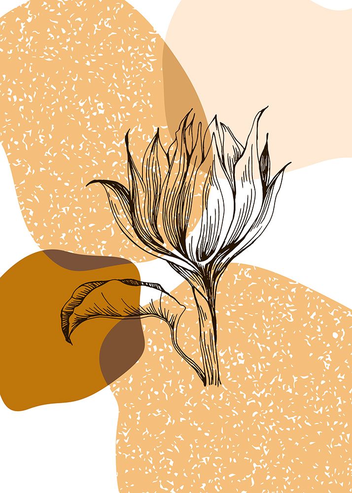 Sunflower minimal art art print by AcantStudio for $57.95 CAD