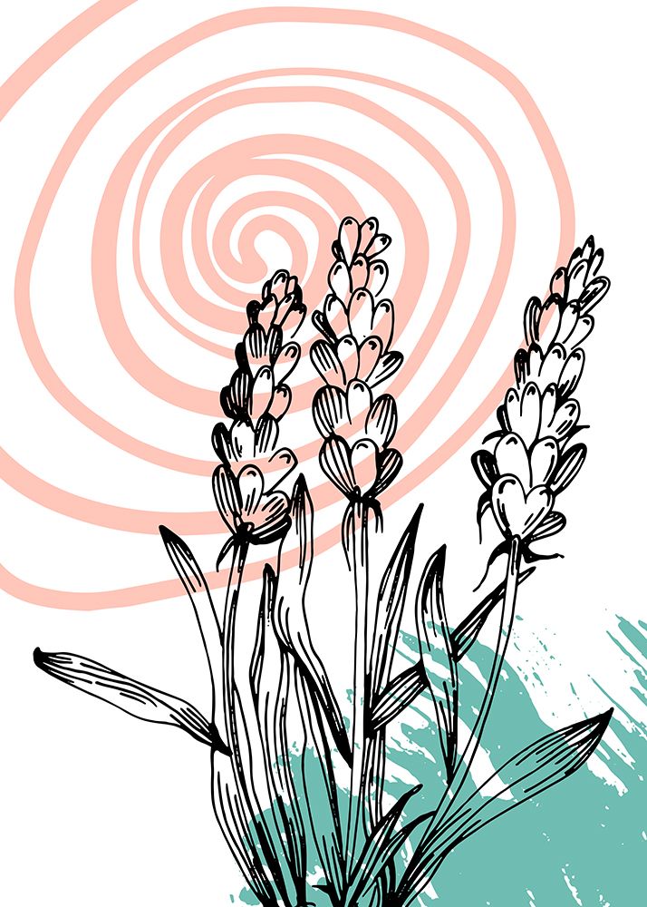 Lavender flowers art print by AcantStudio for $57.95 CAD