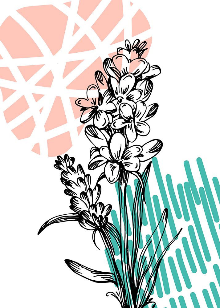 Lavender flowers art print by AcantStudio for $57.95 CAD