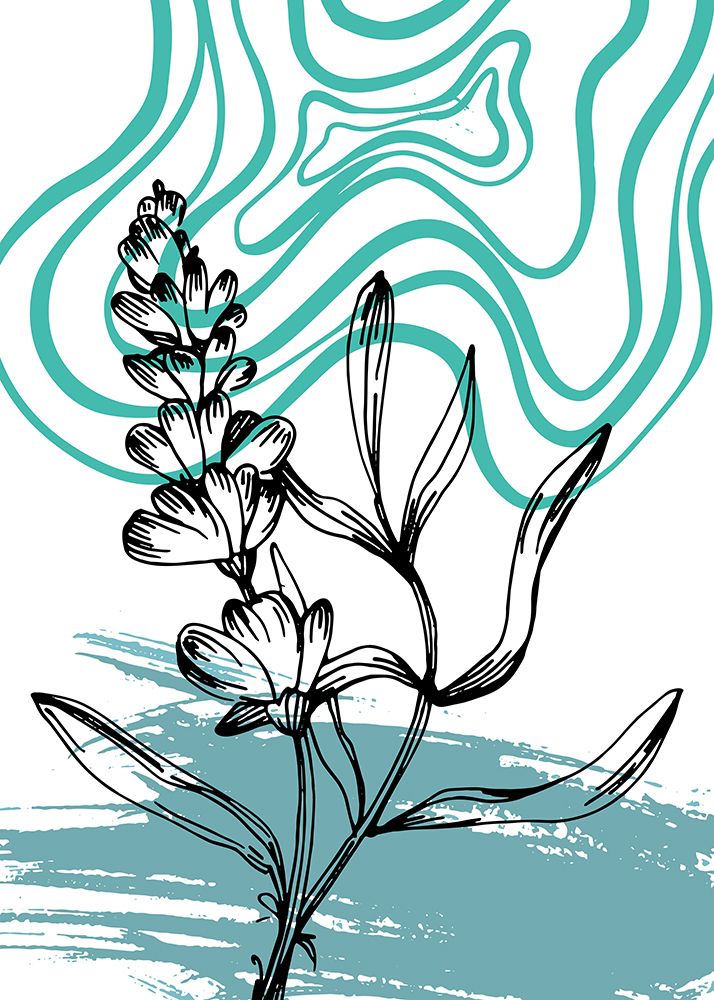 Lavender flowers art print by AcantStudio for $57.95 CAD