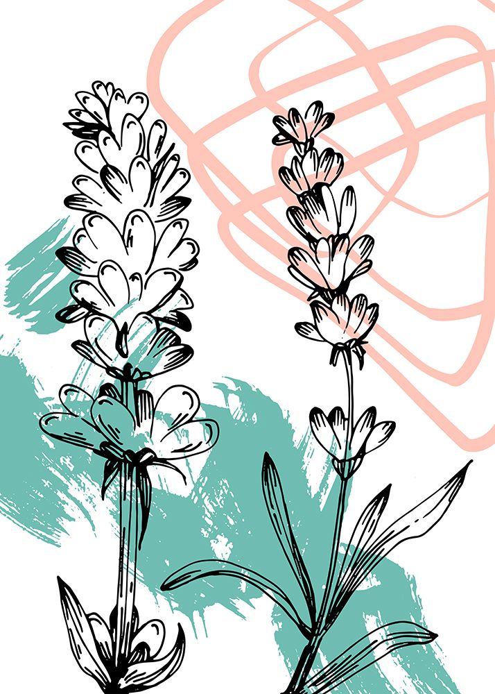 Lavender flowers art print by AcantStudio for $57.95 CAD