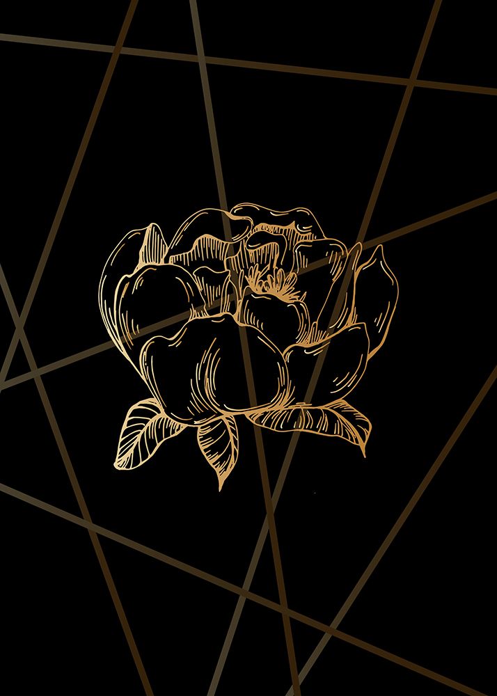 Peonies flowers minimal art art print by AcantStudio for $57.95 CAD
