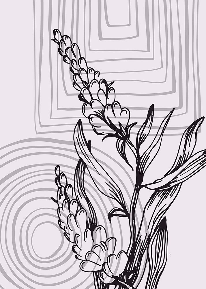 Lavender flowers art print by AcantStudio for $57.95 CAD