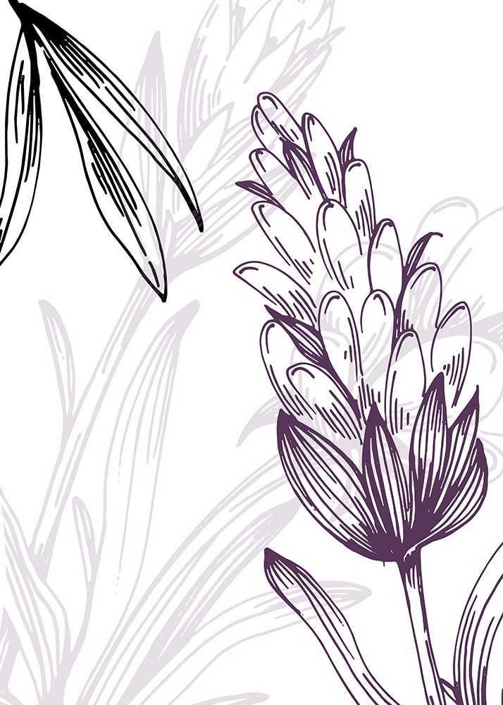 Lavender flowers art print by AcantStudio for $57.95 CAD