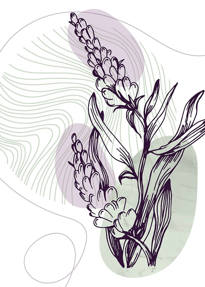 Lavender flowers art print by AcantStudio for $57.95 CAD