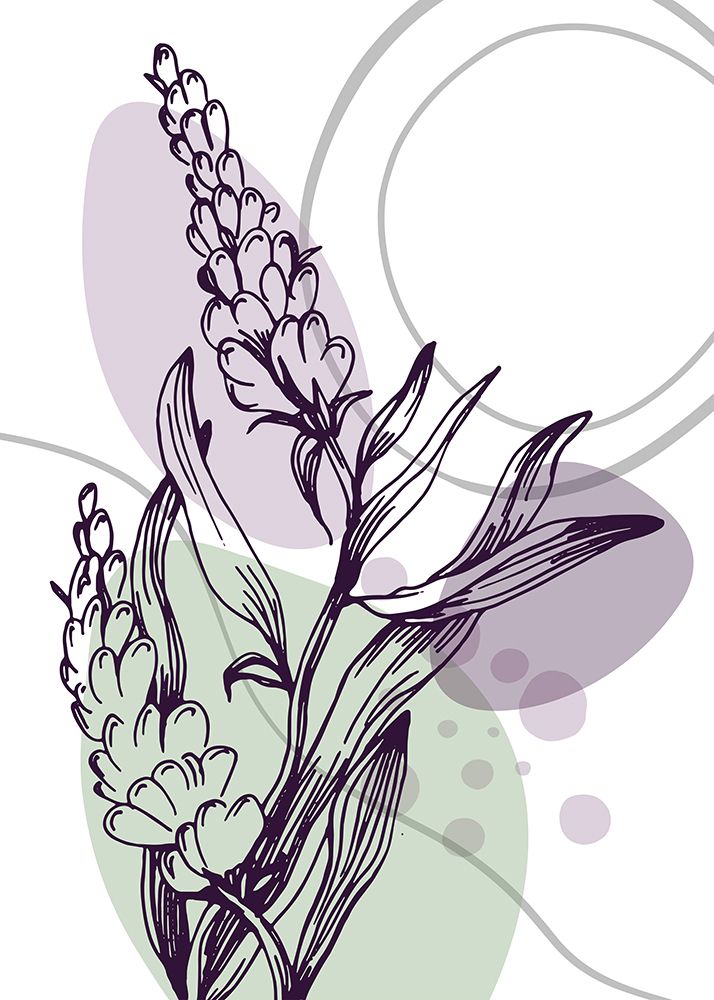 Lavender flowers art print by AcantStudio for $57.95 CAD