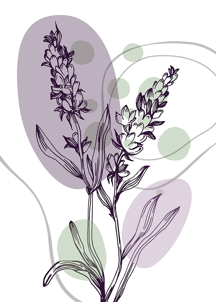 Lavender flowers art print by AcantStudio for $57.95 CAD