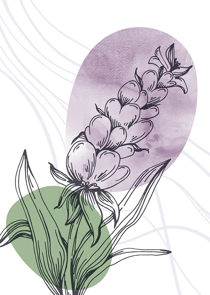 Lavender flowers art print by AcantStudio for $57.95 CAD