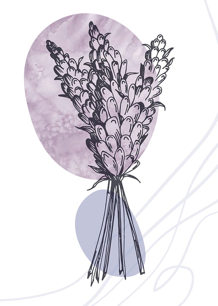 Lavender flowers art print by AcantStudio for $57.95 CAD