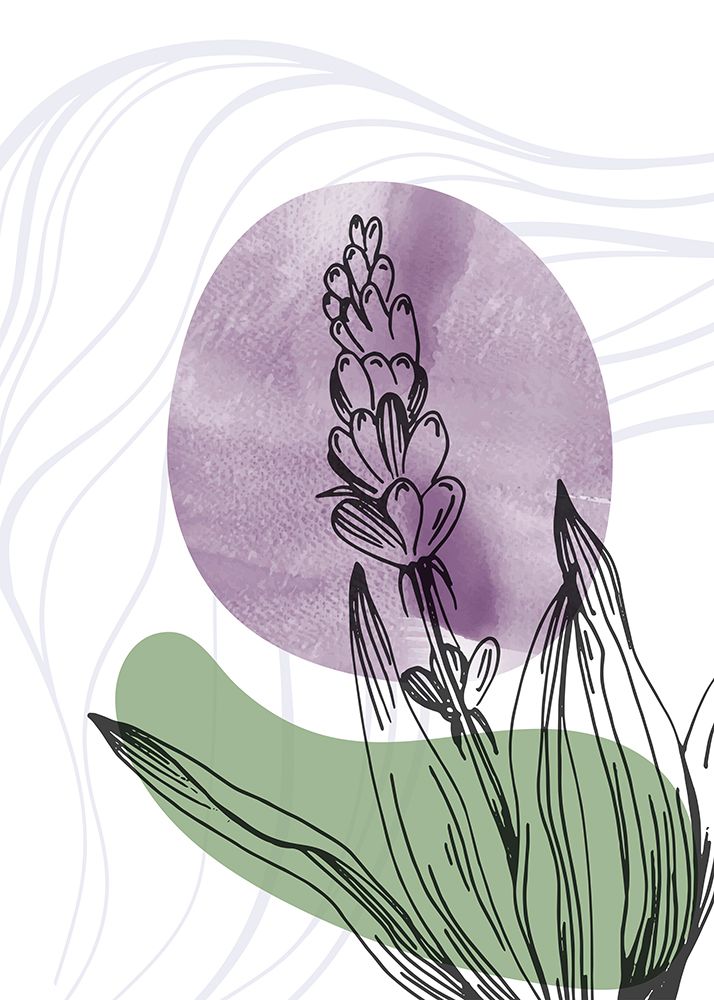 Lavender flowers art print by AcantStudio for $57.95 CAD