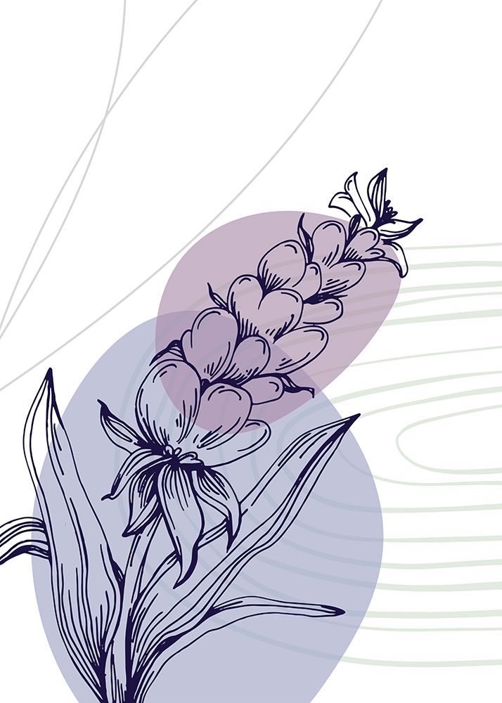Lavender flowers art print by AcantStudio for $57.95 CAD