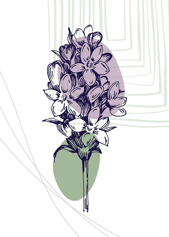 Lavender flowers art print by AcantStudio for $57.95 CAD