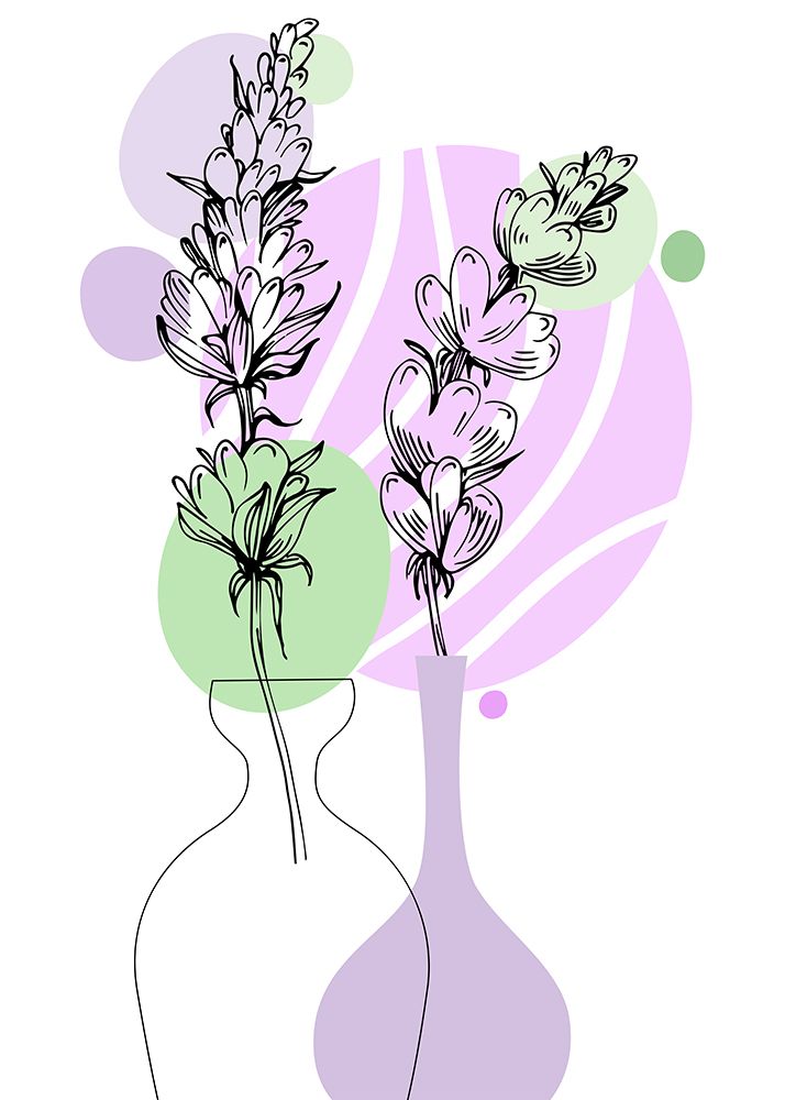 Lavender flowers art print by AcantStudio for $57.95 CAD