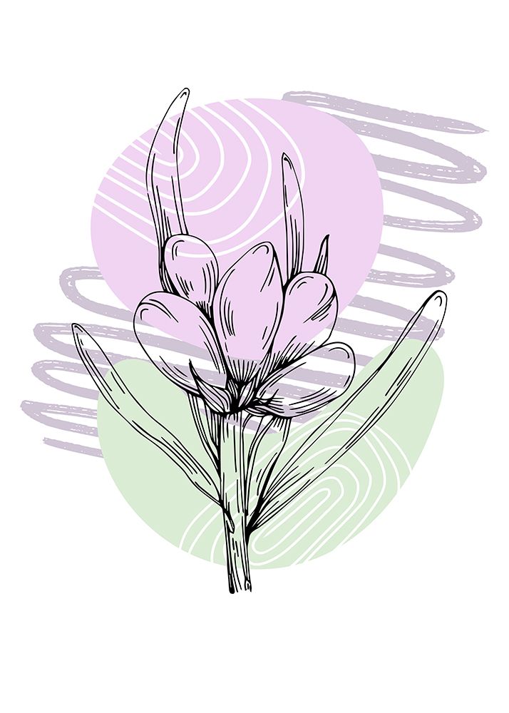 Lavender flowers art print by AcantStudio for $57.95 CAD
