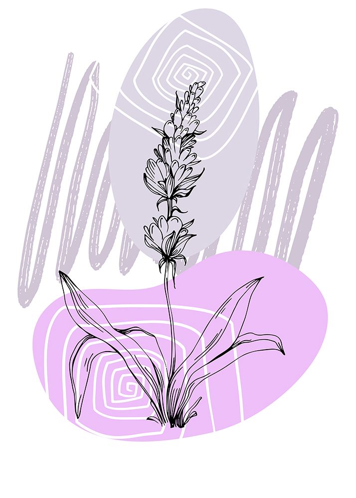 Lavender flowers art print by AcantStudio for $57.95 CAD