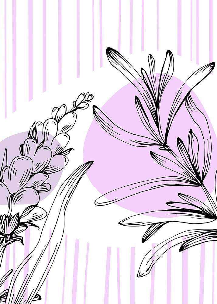 Lavender flowers art print by AcantStudio for $57.95 CAD