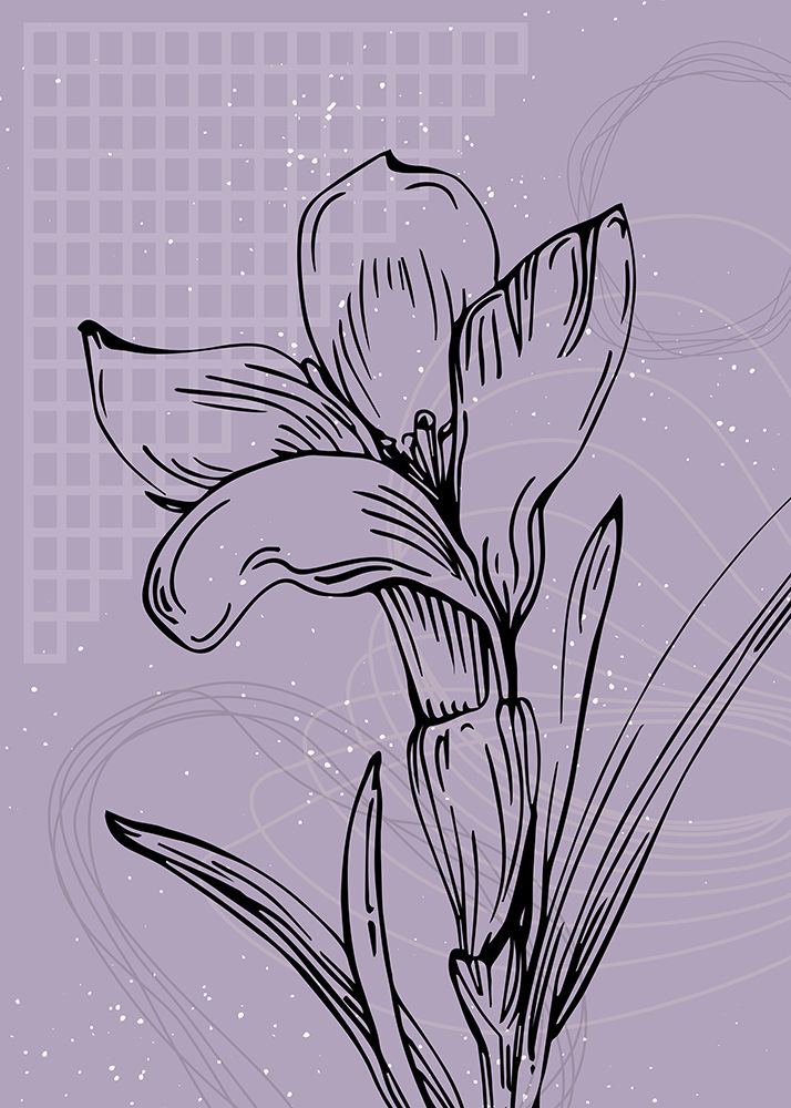 Lavender flowers art print by AcantStudio for $57.95 CAD