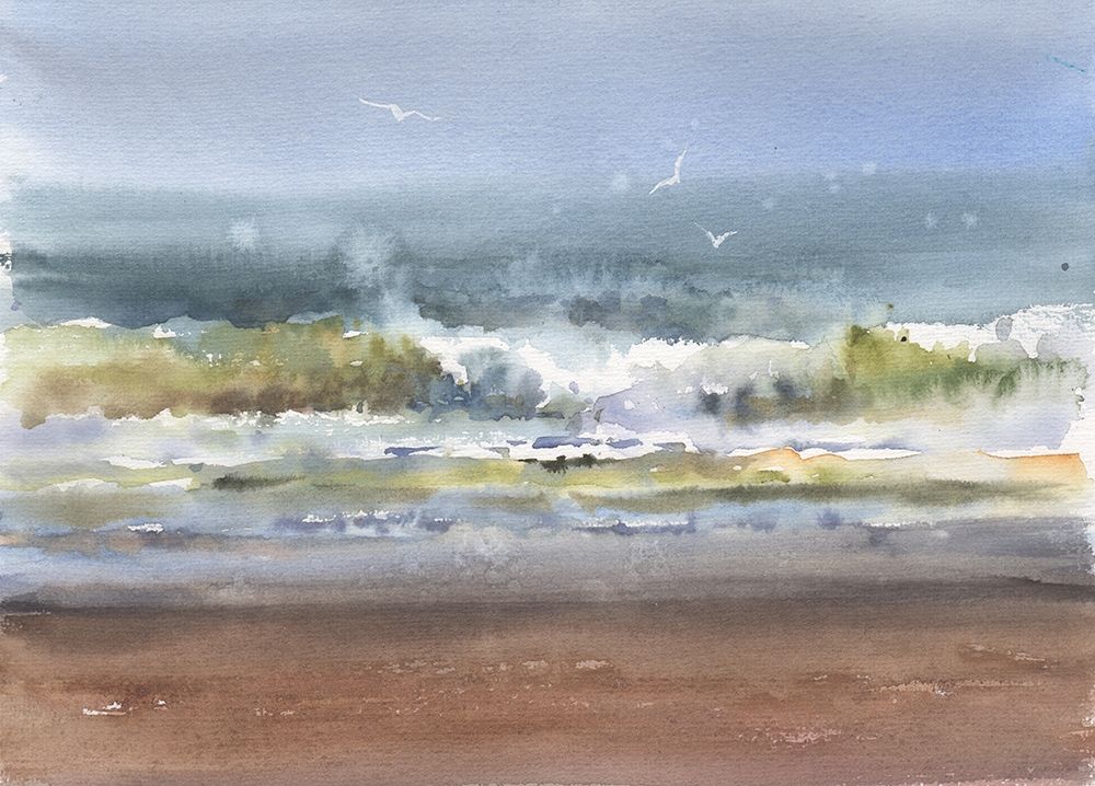 Sea wave art print by Samira Yanushkova for $57.95 CAD