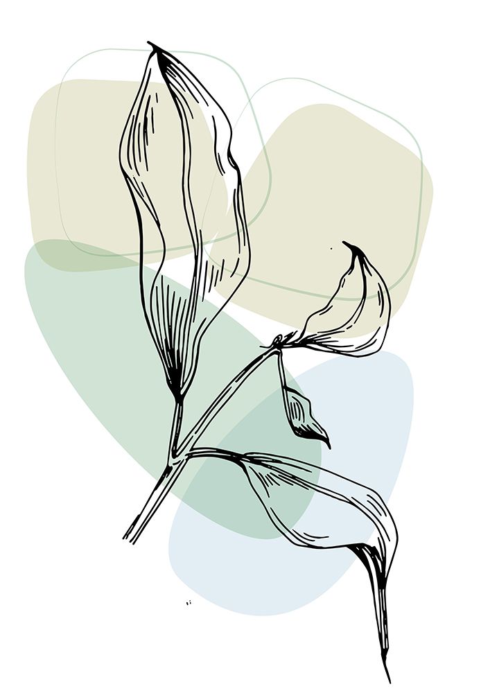 Cotton flowers minimal art art print by AcantStudio for $57.95 CAD