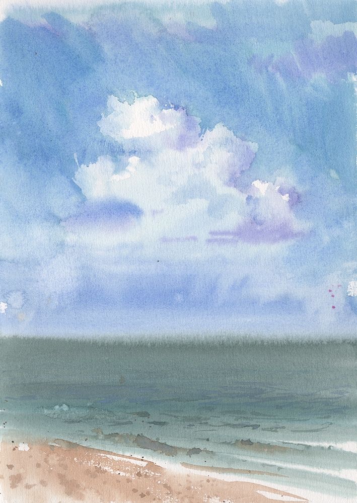 Romantic Sunset Seascape art print by Samira Yanushkova for $57.95 CAD