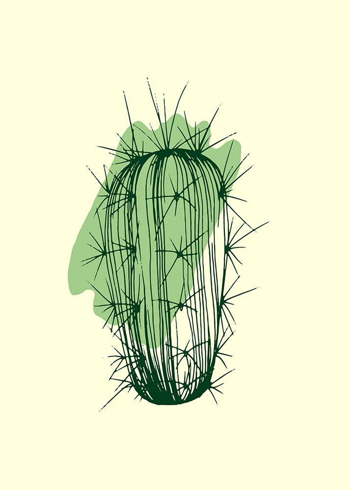 Cactus exotic plants succulents art print by AcantStudio for $57.95 CAD