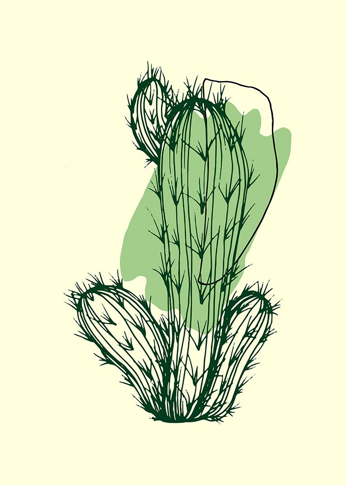 Cactus exotic plants succulents art print by AcantStudio for $57.95 CAD