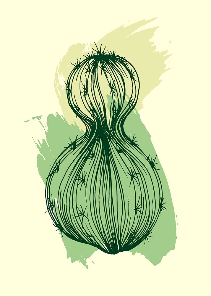 Cactus exotic plants succulents art print by AcantStudio for $57.95 CAD