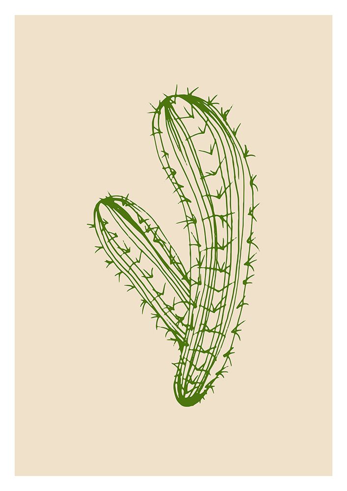 Cactus exotic plants succulents art print by AcantStudio for $57.95 CAD