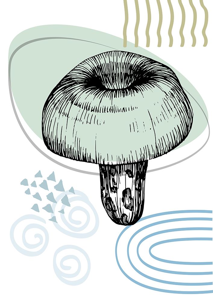Mushrooms art print by AcantStudio for $57.95 CAD