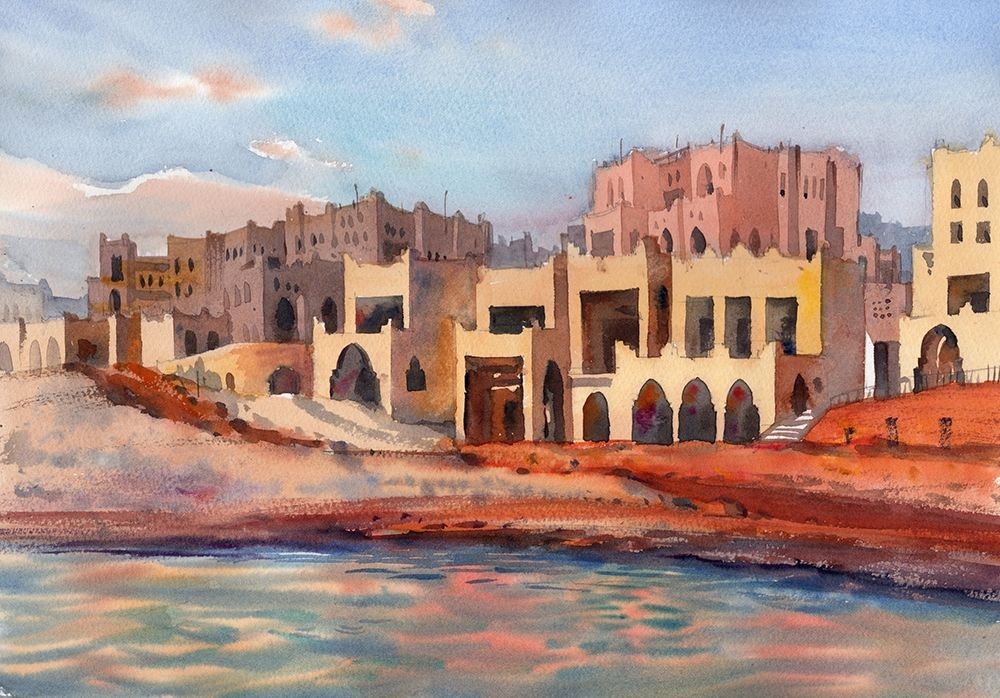 Red sea art print by Samira Yanushkova for $57.95 CAD
