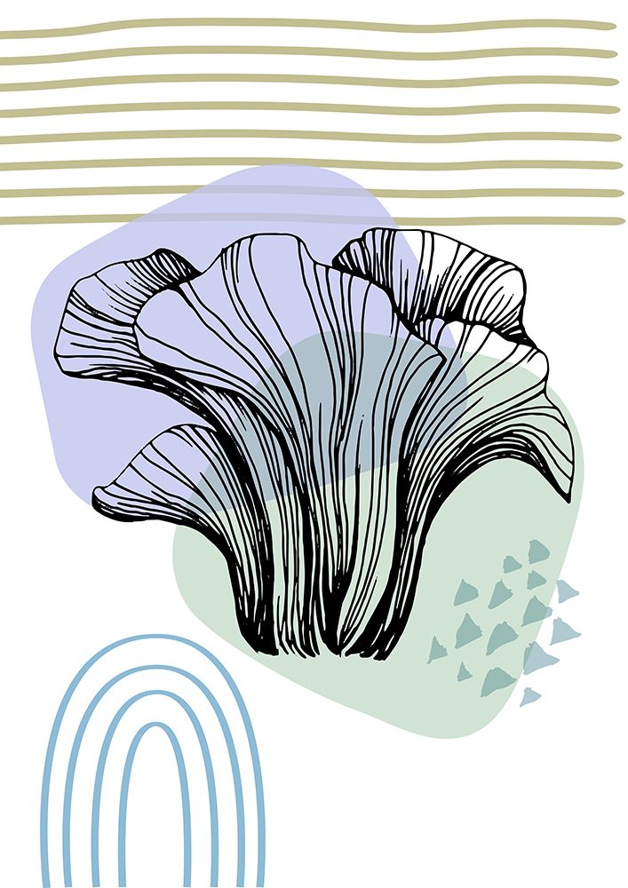 Mushrooms art print by AcantStudio for $57.95 CAD