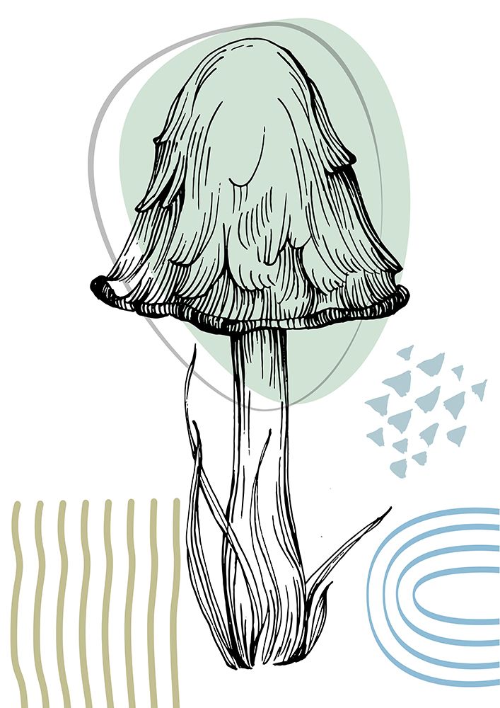 Mushrooms art print by AcantStudio for $57.95 CAD