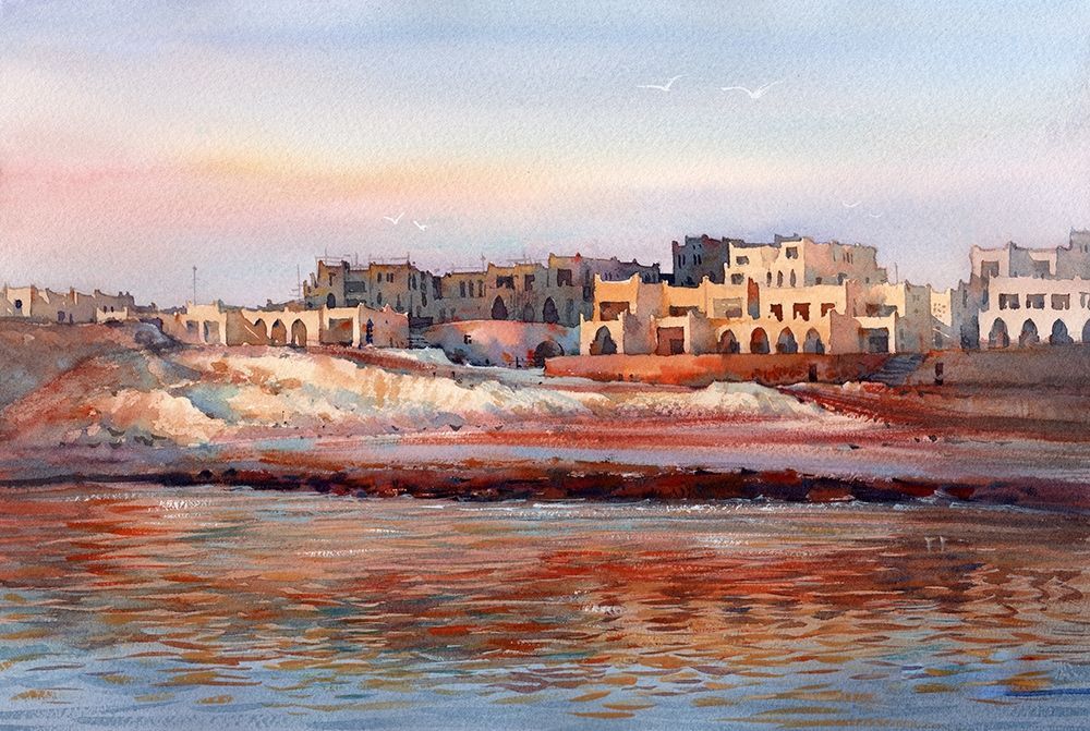 Red sea coast art print by Samira Yanushkova for $57.95 CAD