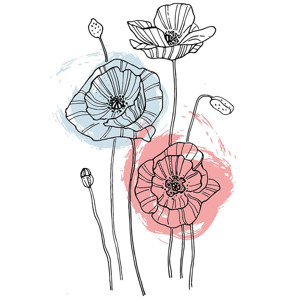 Poppies art print by AcantStudio for $57.95 CAD